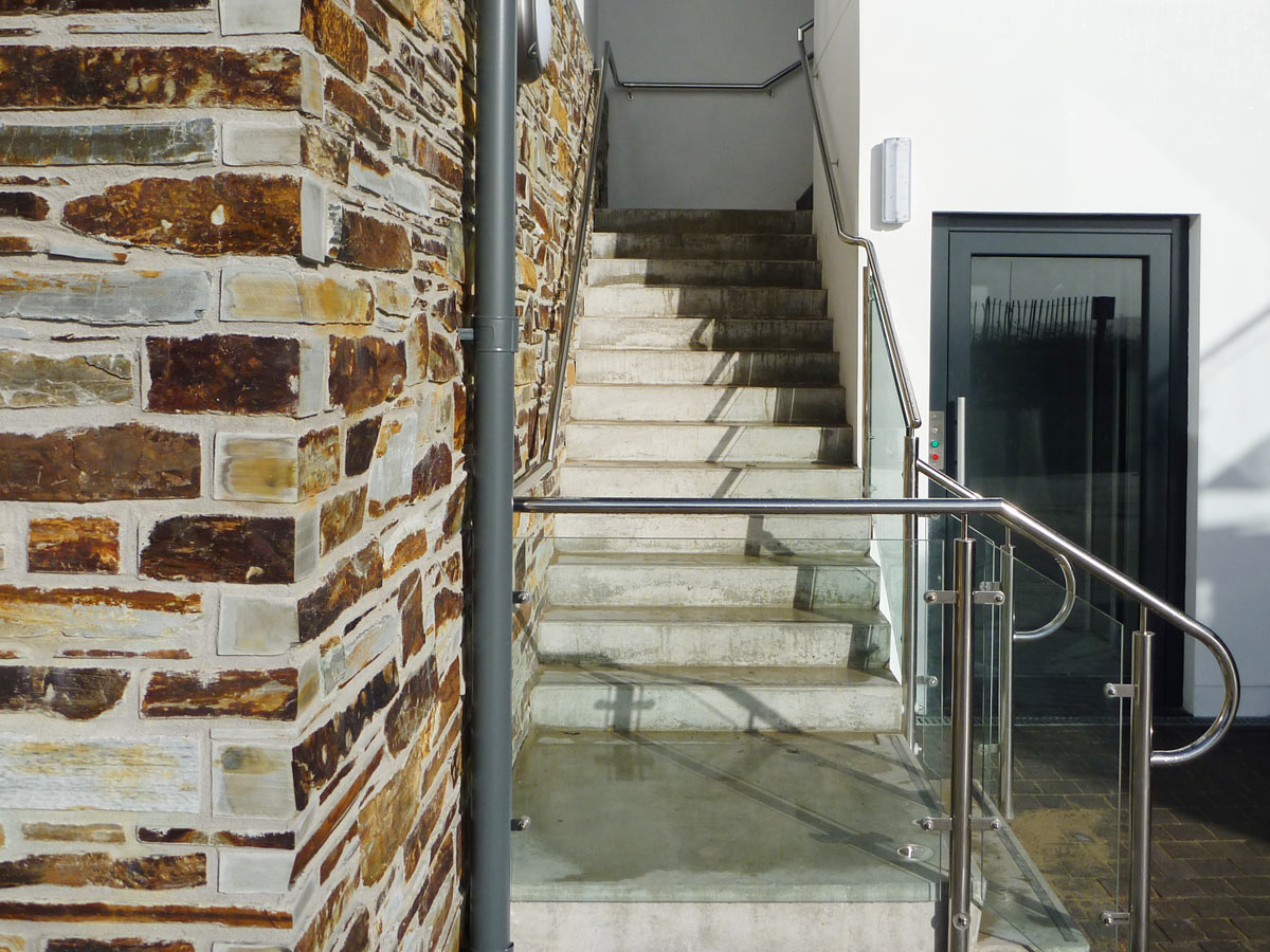 Rock Inn Staircase Handrail 