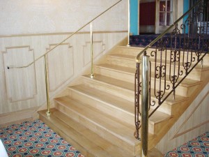Brass Hotel Staircase Balustrade   